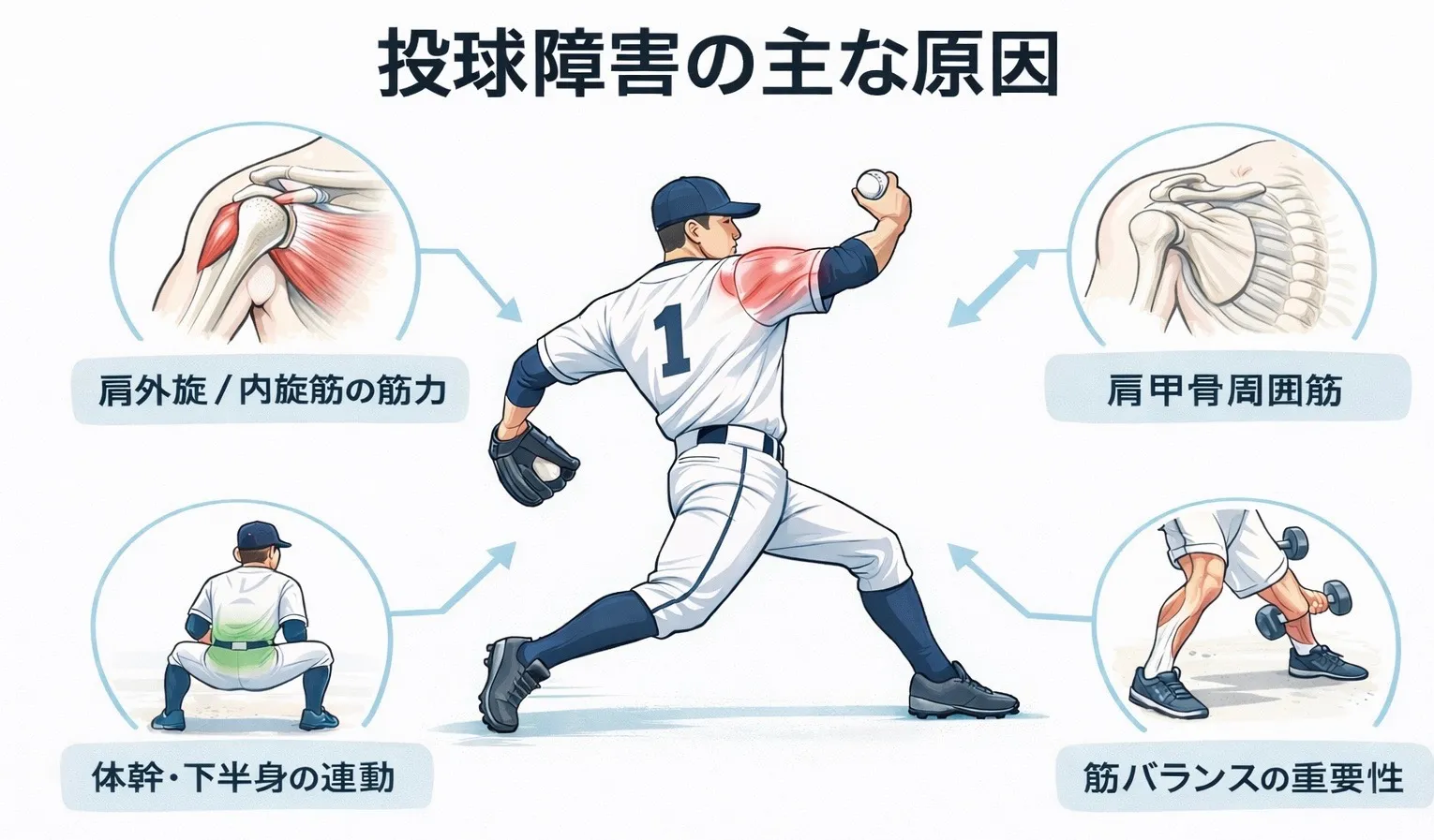 投球障害に対するウエイトトレーニングの効果
