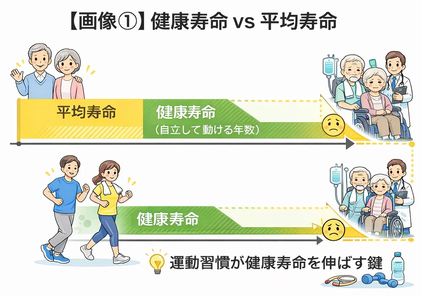 運動で健康寿命を伸ばそう！