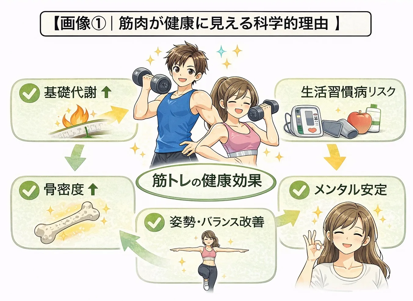 マッチョが元気な理由