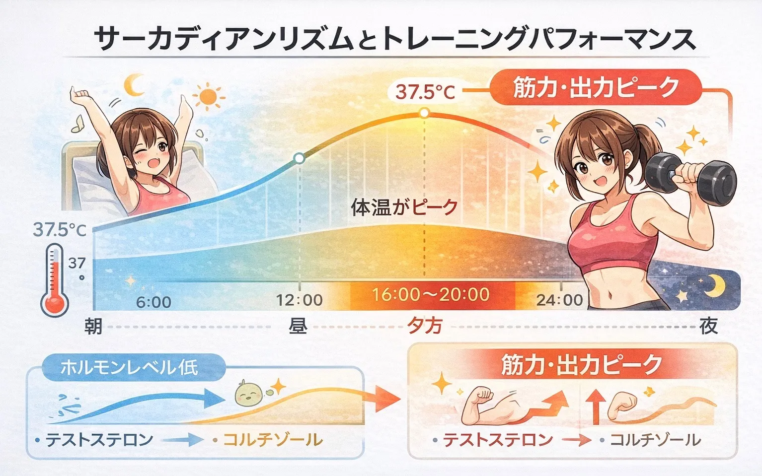 筋トレするベストな時間帯はあるのか?