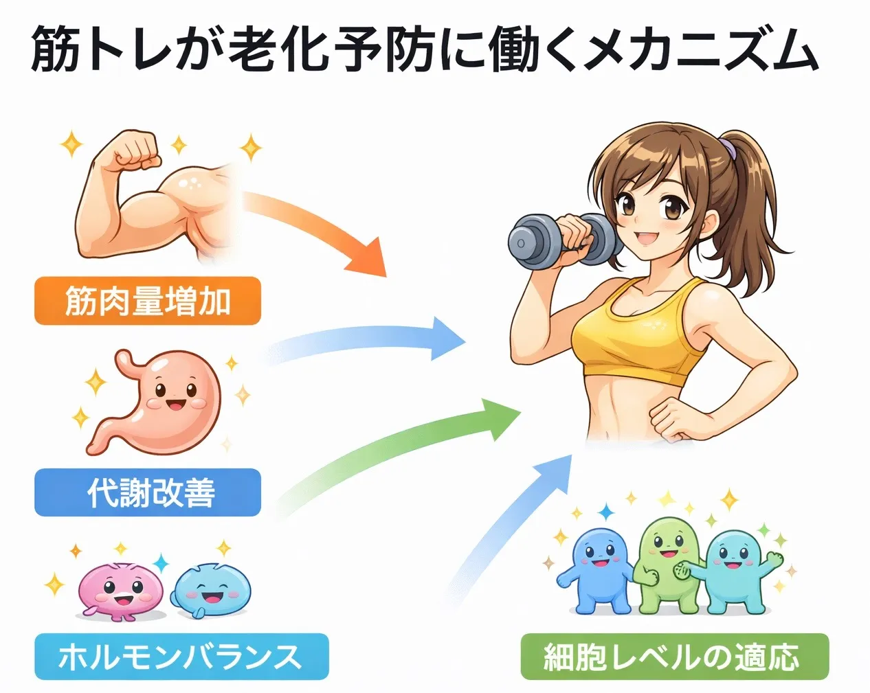 老けたくなければ筋トレ