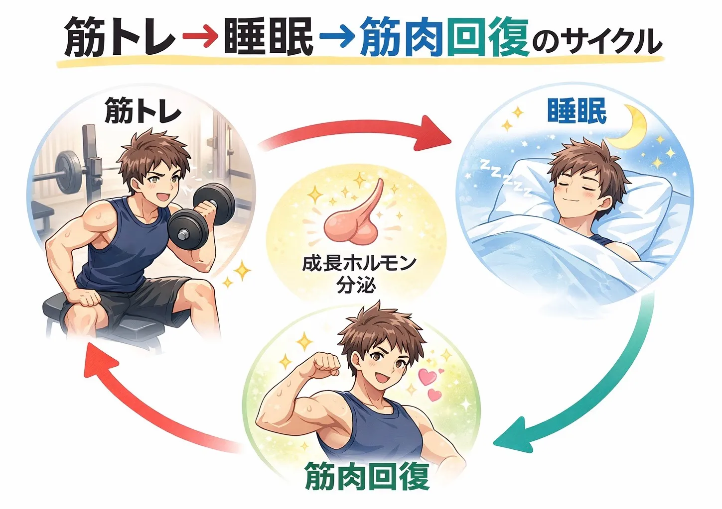 筋トレと睡眠の関係