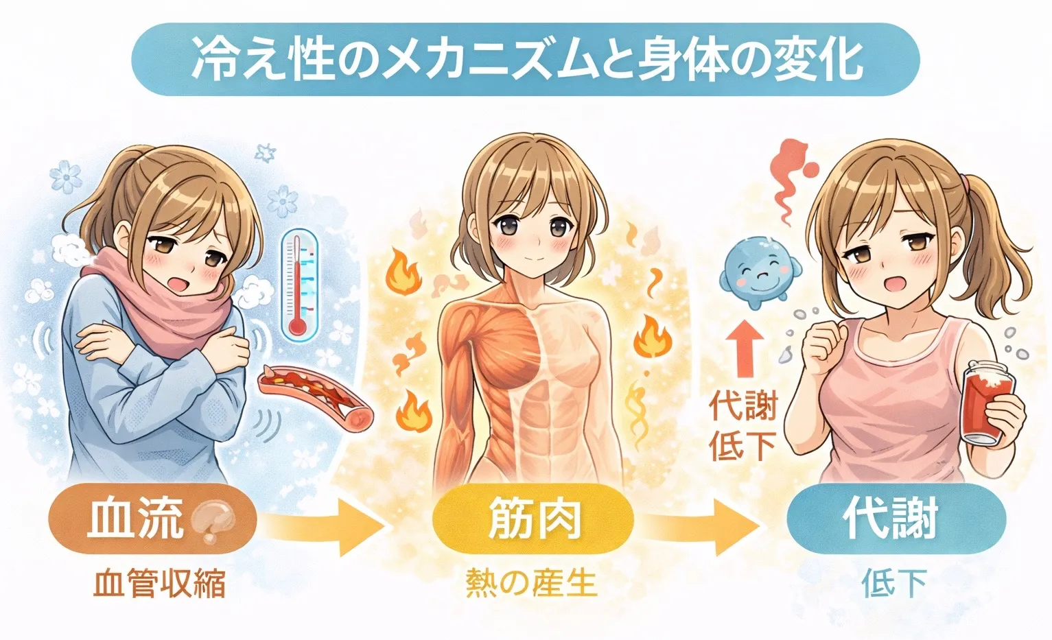 筋トレと冷え性