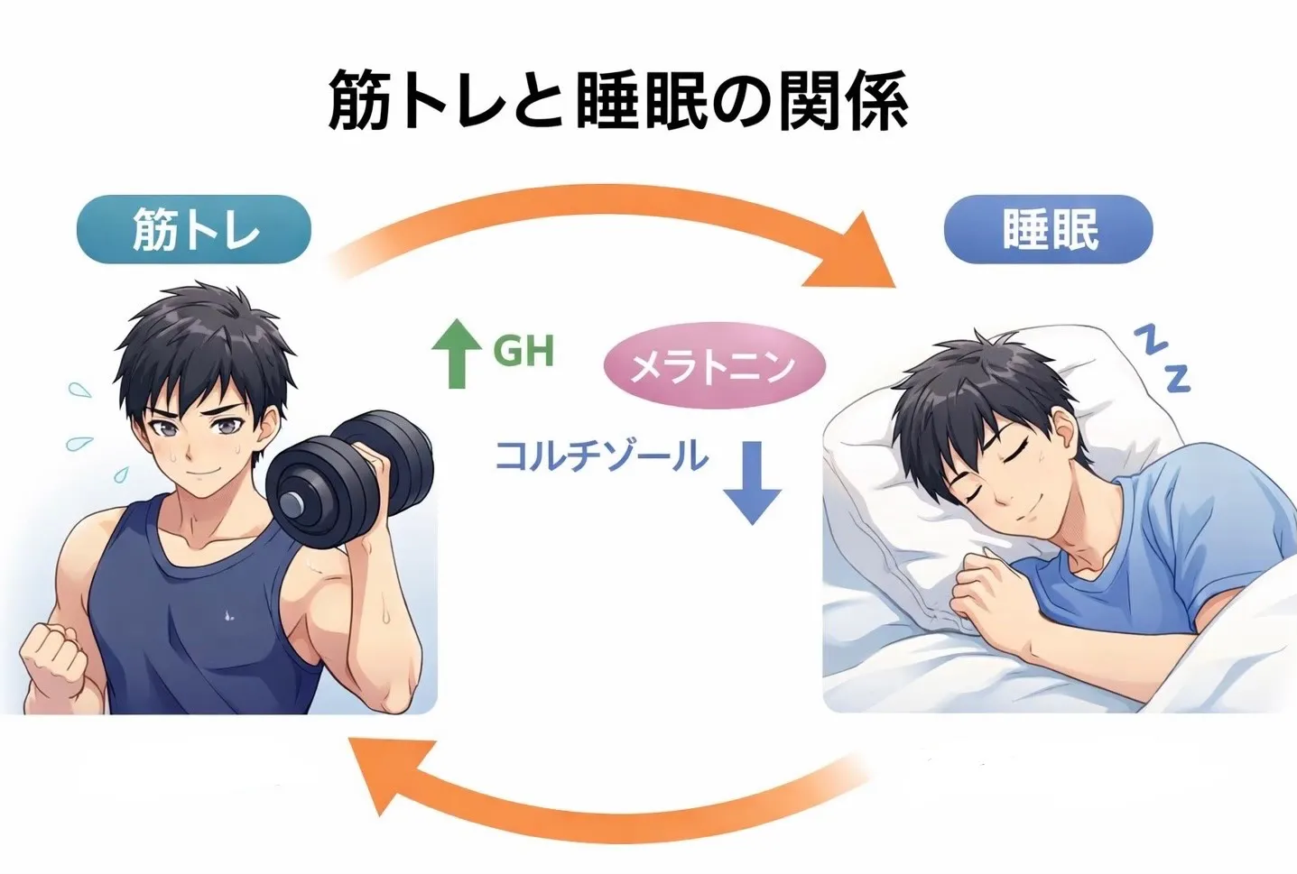 筋トレで入眠が早くなる?