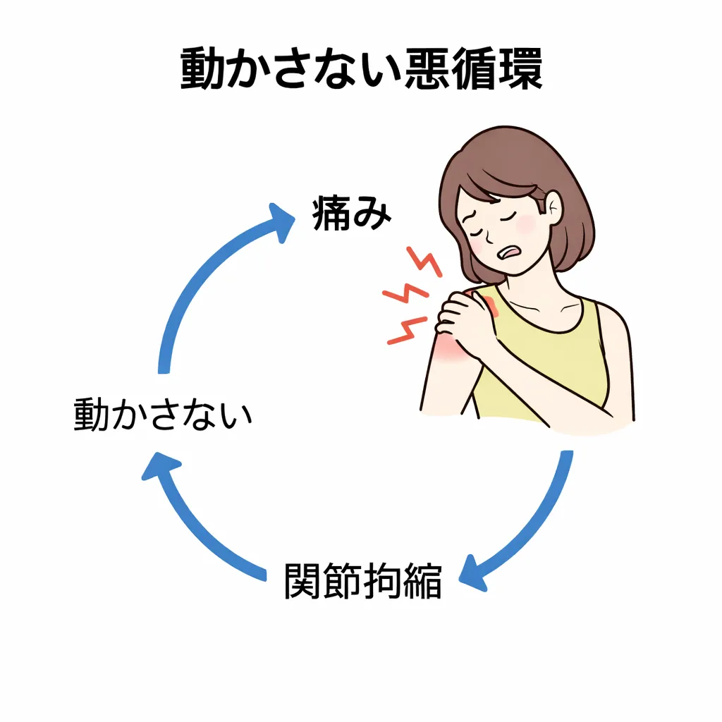 いわゆる40肩（肩関節周囲炎）に運動が重要な理由