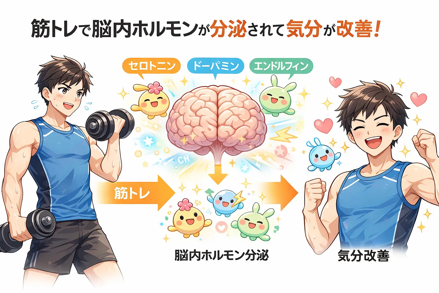 筋トレは最強のストレス発散法？