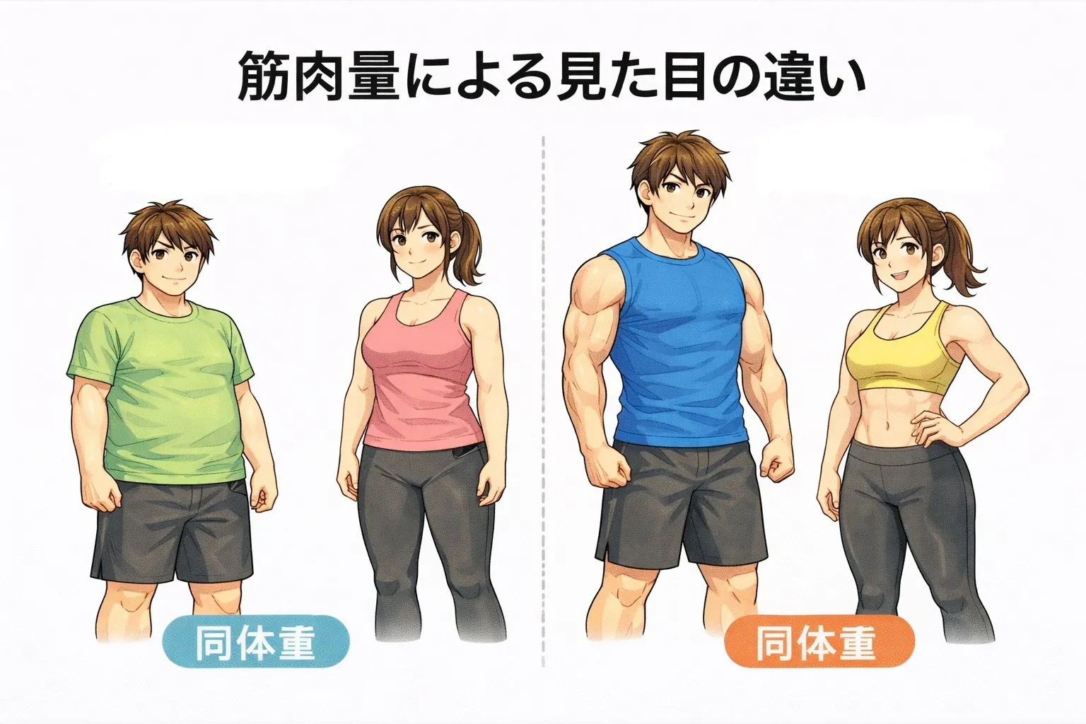 筋肉量増加によるメリット