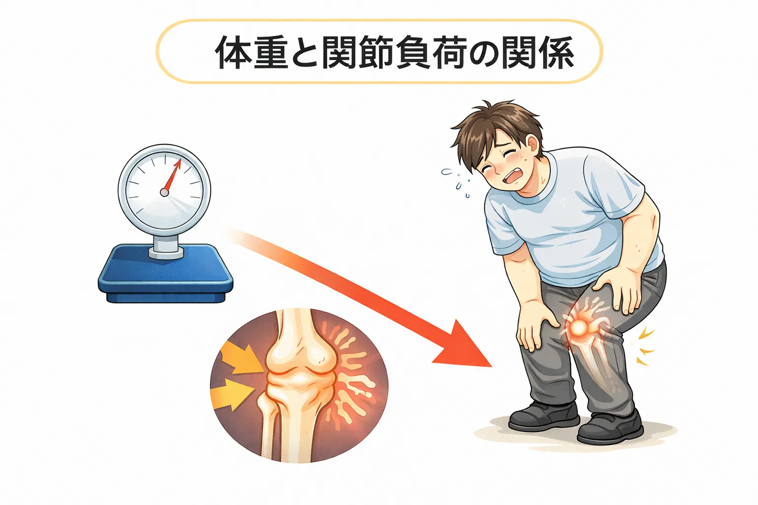 肥満と関節疾患の関係