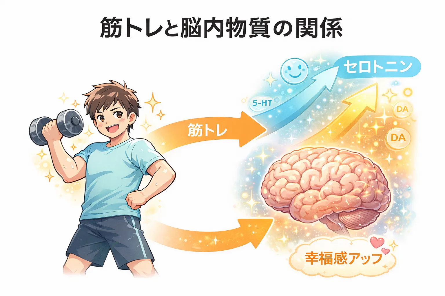 筋トレと幸福度