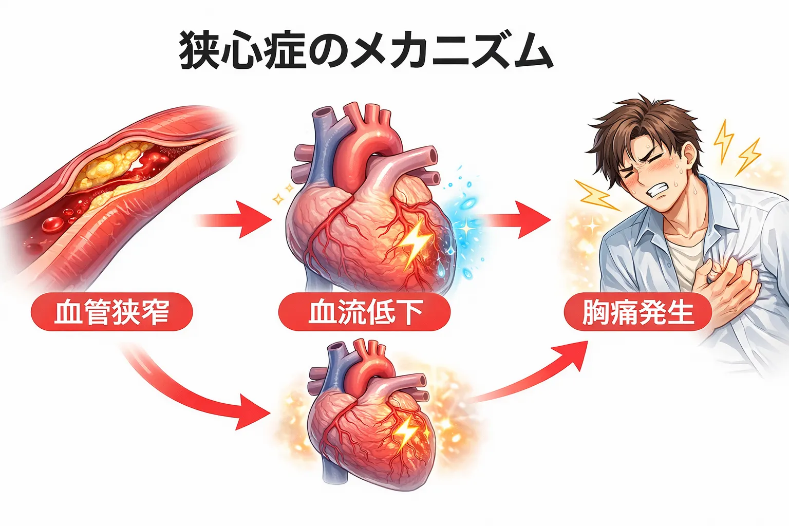 なぜ運動時の胸痛は危険なのか