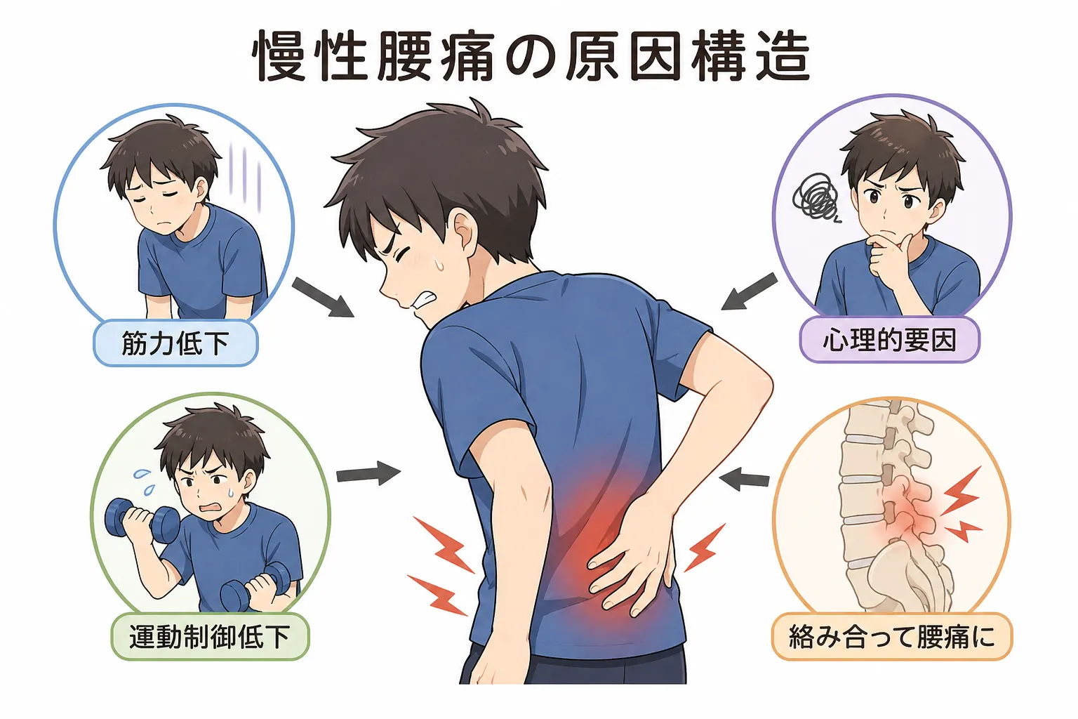 慢性腰痛に対するウエイトトレーニングの効果とは？
