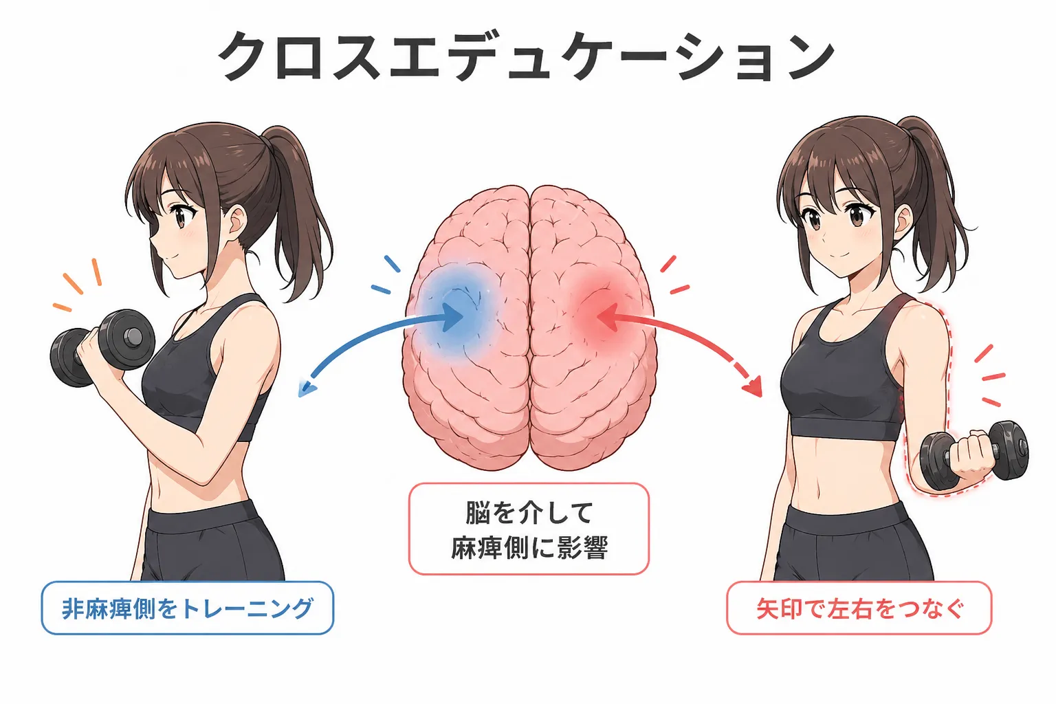 脳梗塞片麻痺時の非麻痺側の筋トレの重要性とは？