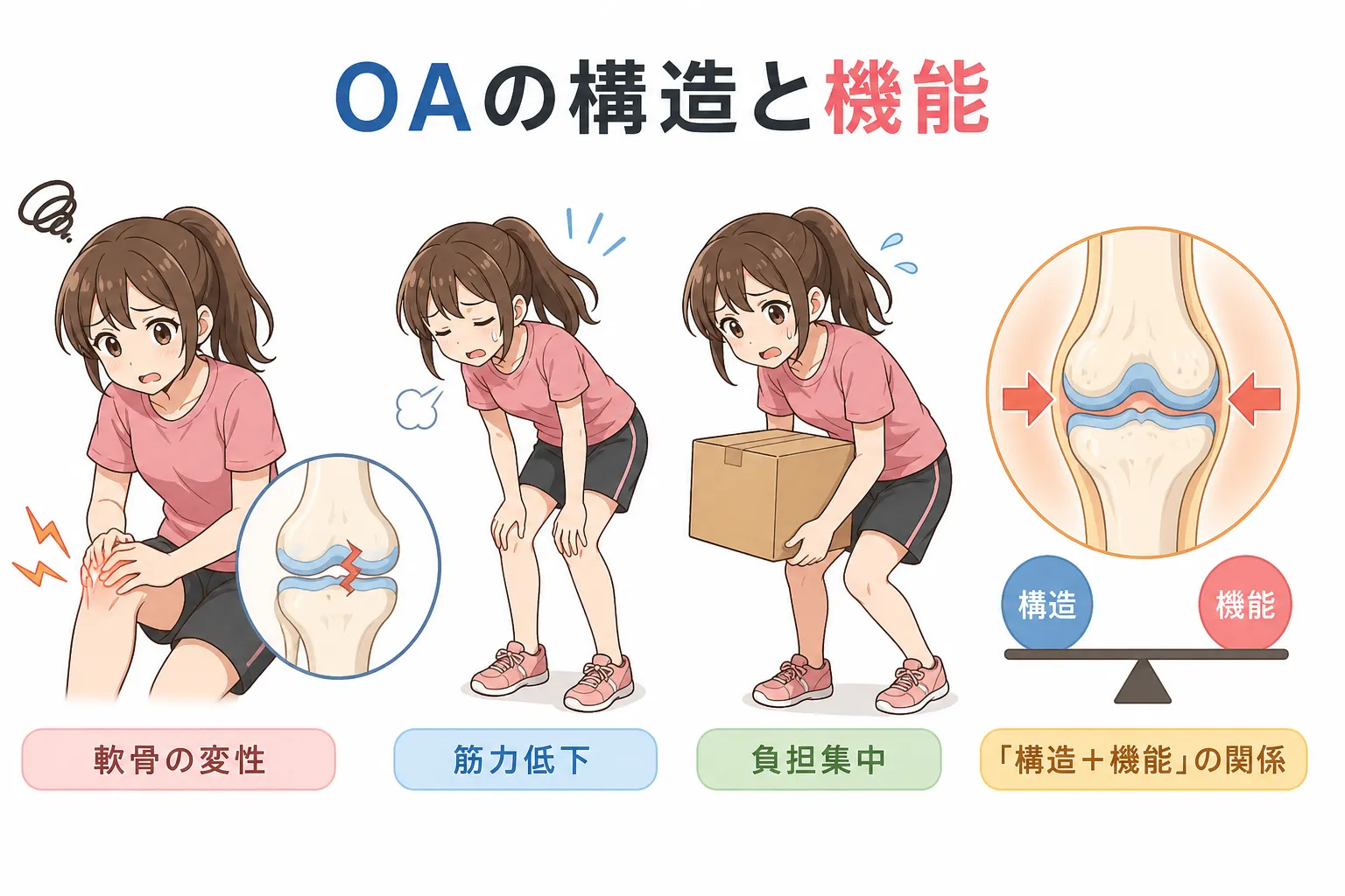 変形性関節症（OA）に対するウエイトトレーニングの効果とは？