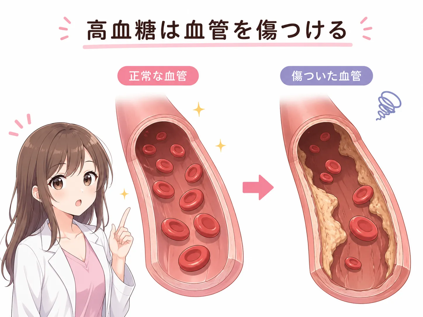 なぜ血糖値が高いとダメなのか