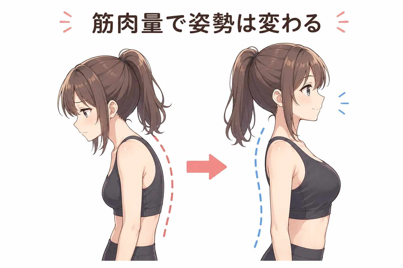 筋肉量と見た目年齢層