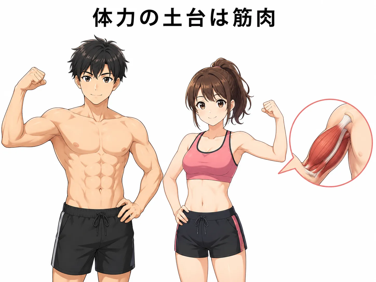 体力をつけるには何故筋肉が必要なのか