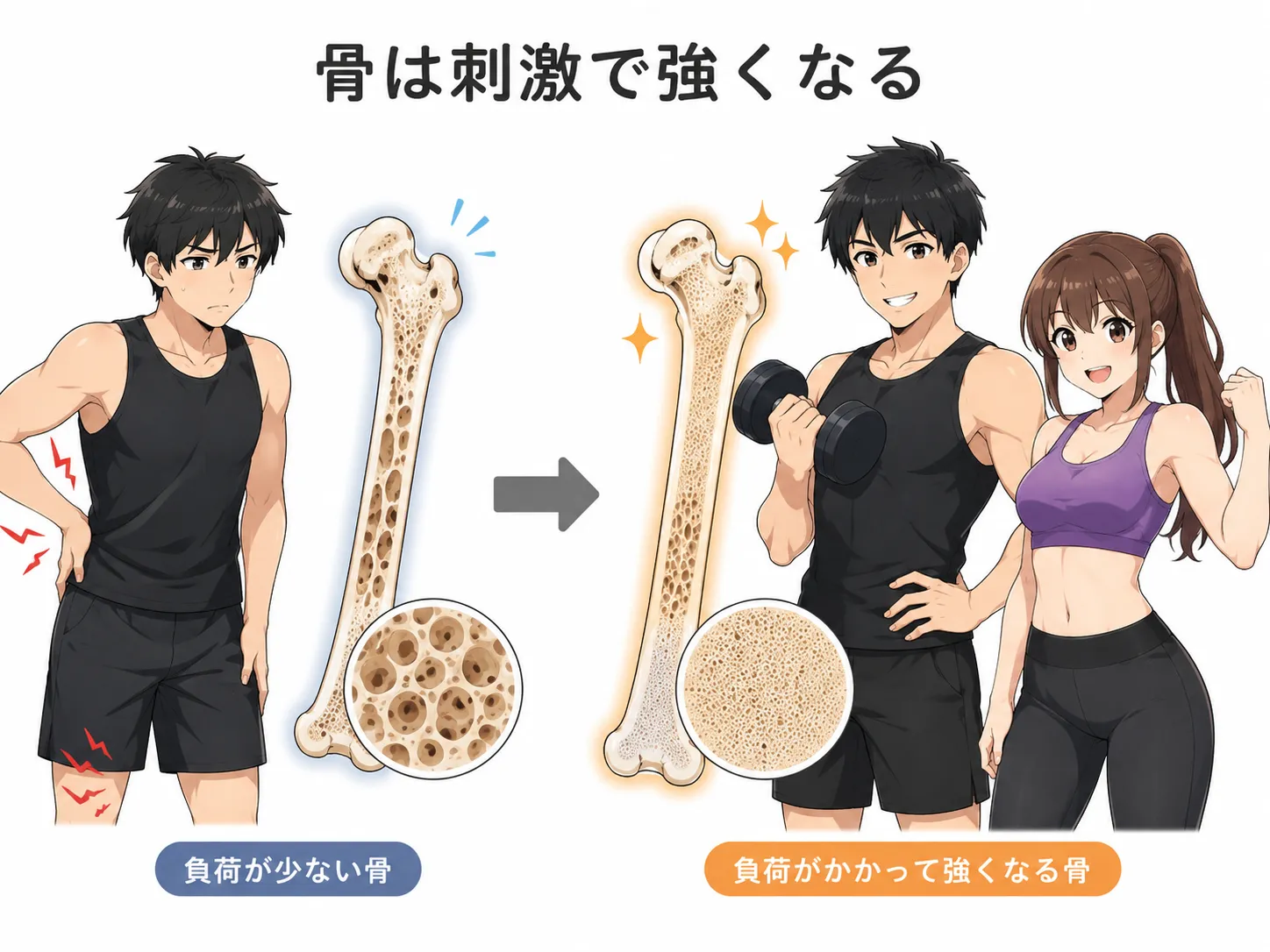 骨密度とウエイトトレーニングの関係