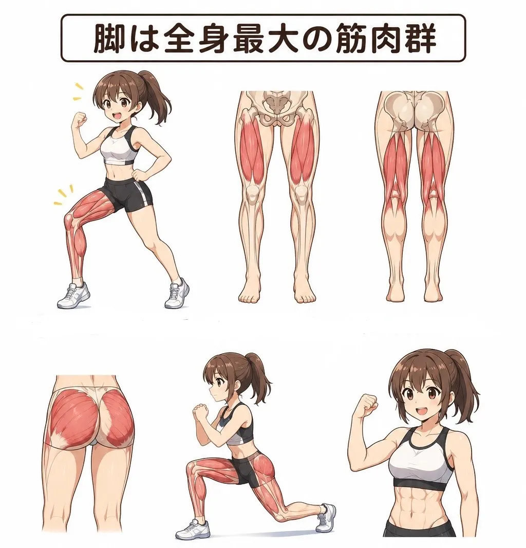 脚の筋肉痛が長く続く理由