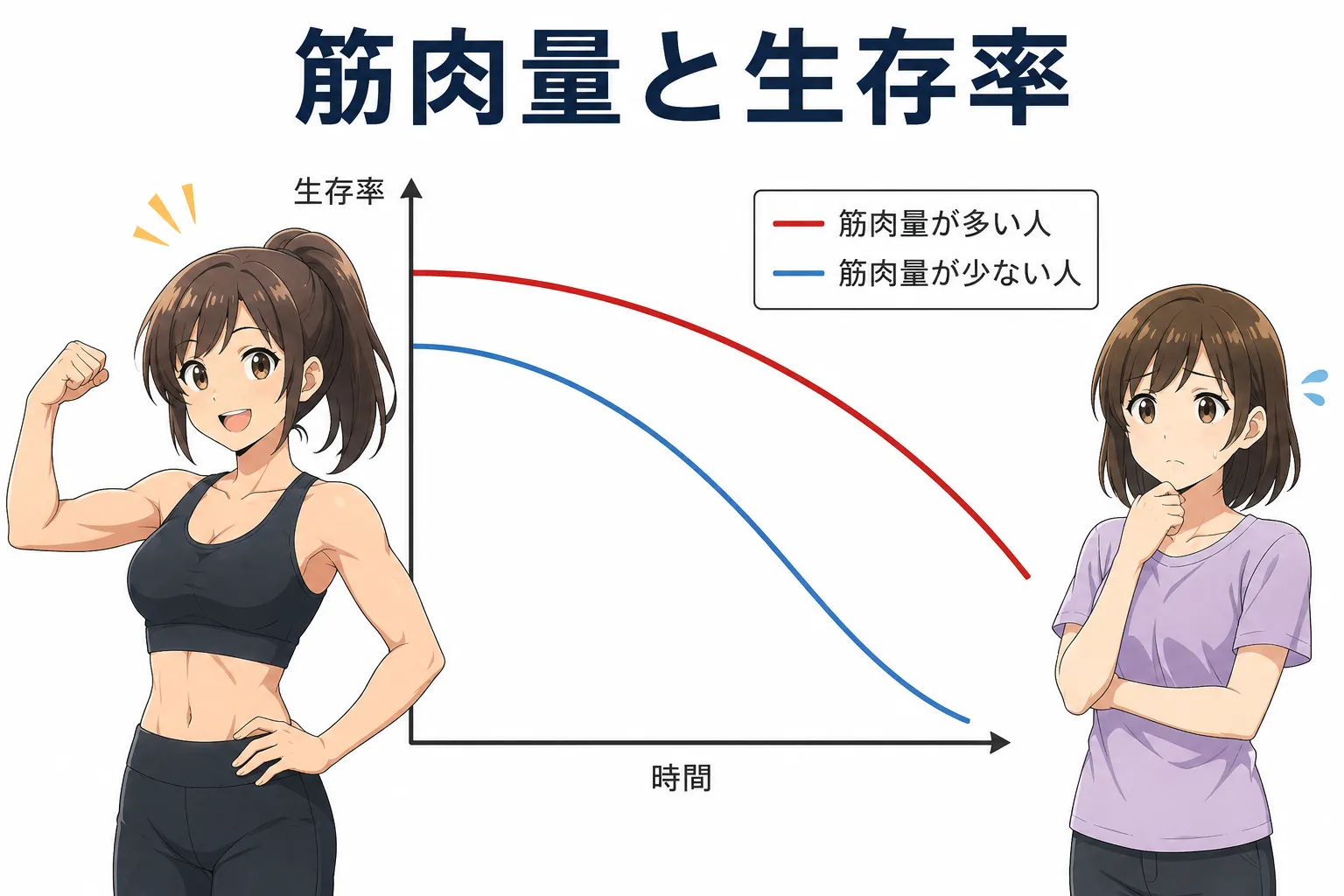 筋肉量と生命予後